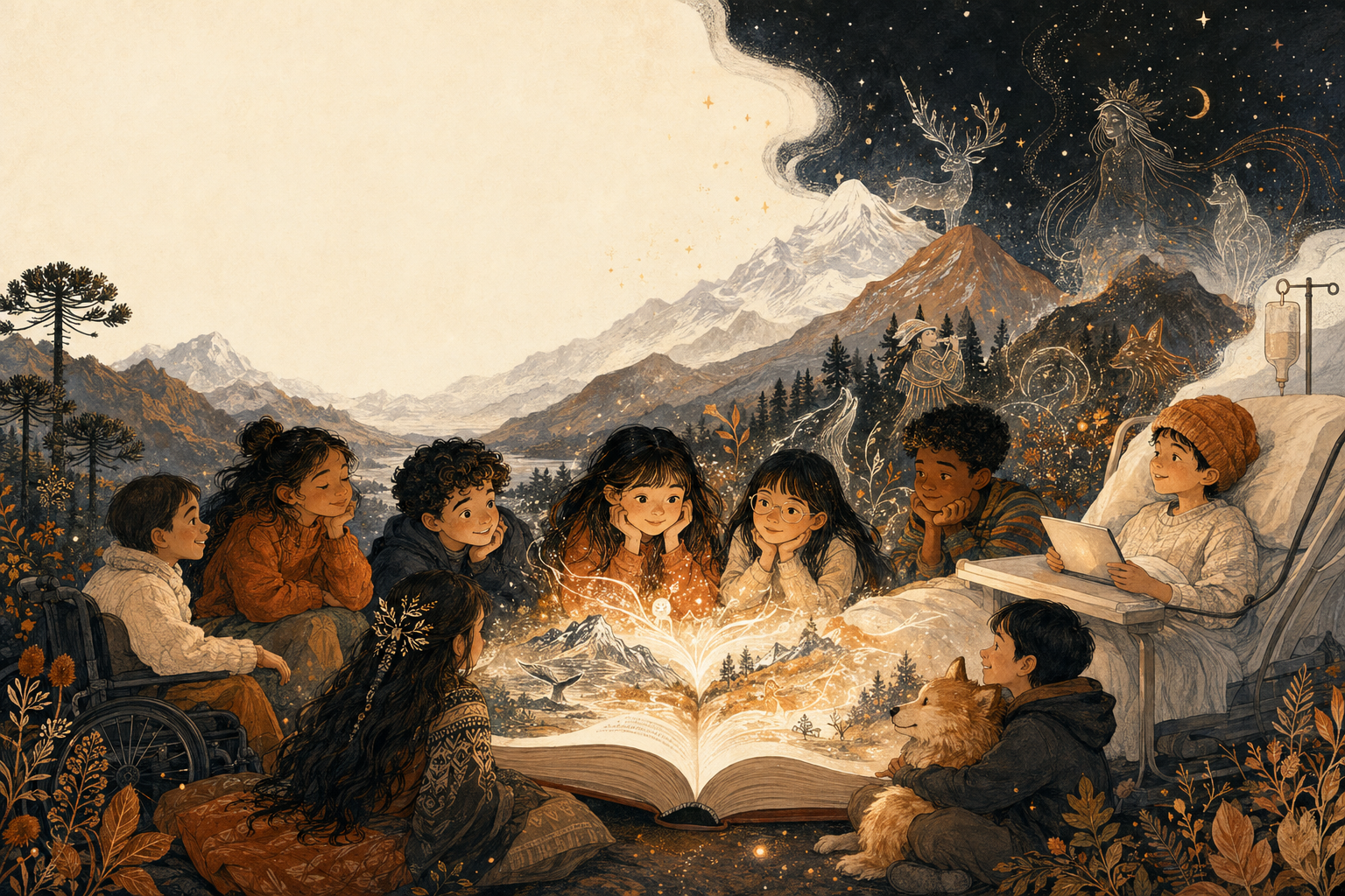 Niños y niñas descubren relatos chilenos desde distintos contextos de aprendizaje